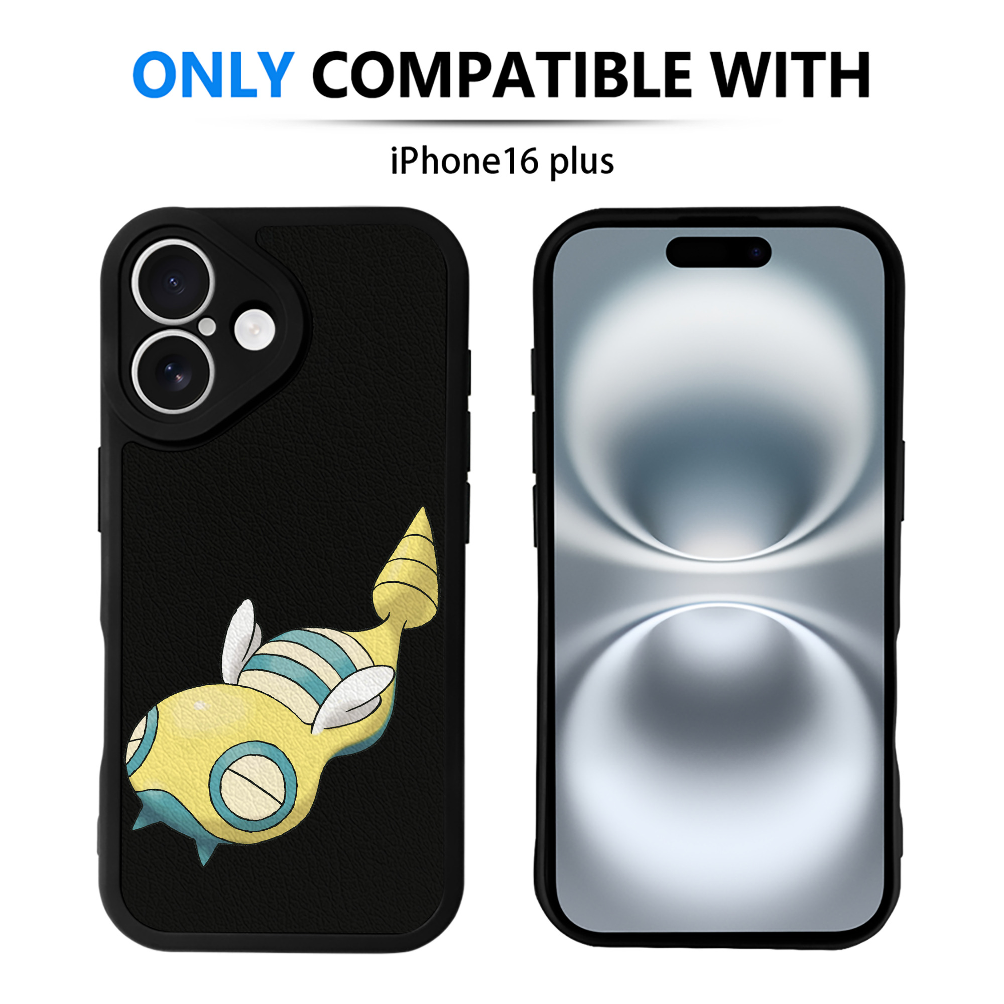 （画像用） ポケットモンスター Pokémon 【iPhone 16シリーズ対応】シリコンスマホケース（レザー調） 材質：シリコン